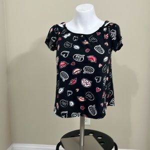 Justice Open Shoulder GRL Power Top